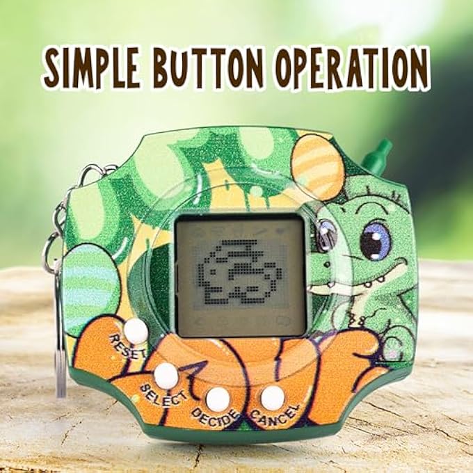 rayihni PET PLAY MACHINE PORTABLE HANDHELD VIRTUAL PETS TOY WITH KEY RING PERFECT CHRISTMAS GIFT FOR CHILDREN - Image 5